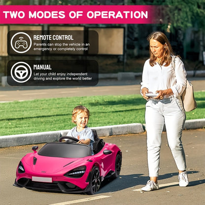 12V Kids Ride On Car Electric Vehicle with Hydraulic Doors Remote Control with the Listed Color, Size or Set Options for Everyday Use