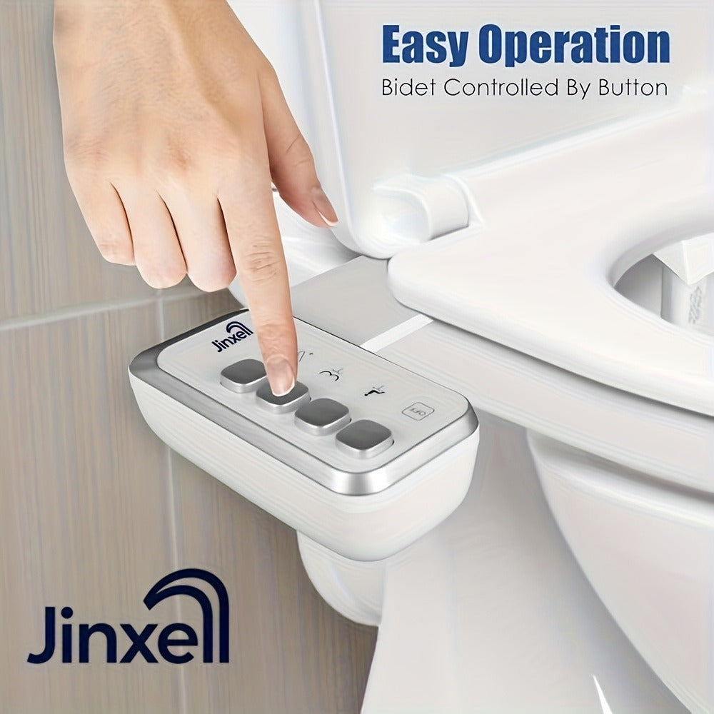 Bidet Attachment for Toilet Ultra-Slim, Non-Electric Cold Water Sprayer, Retractable Self-Cleaning Nozzle