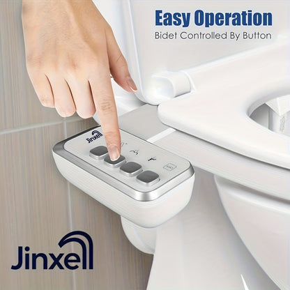 Bidet Attachment for Toilet Ultra-Slim, Non-Electric Cold Water Sprayer, Retractable Self-Cleaning Nozzle