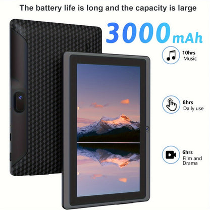 Portable Android 14 Tablet 7 Inch 32GB Storage 512GB SD Expandable Quad-Core 1024x600 IPS HD for an Everyday Personal Care Routine
