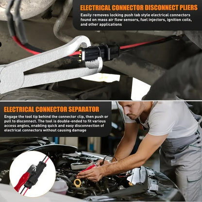 Terminal Connector Removal Tool Set 3-Piece – Automotive Wiring Harness Repair Kit with Pry Bar, Cutting Pliers & Storage Pouch