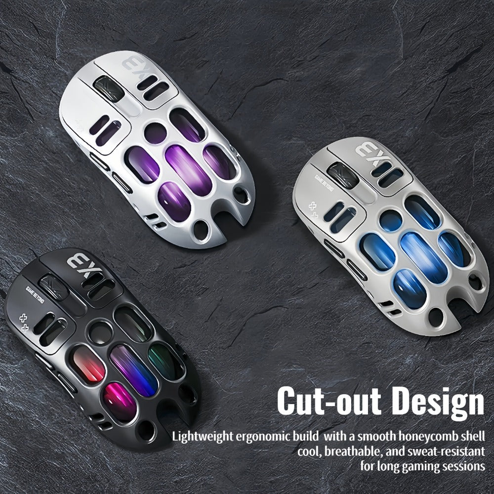 Bluetooth 5.0 2.4G Dual Mode Wireless RGB Gaming Mouse Silent 6 Button USB-C Rechargeable for an Everyday Personal Care Routine