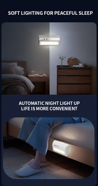 Smart Motion Sensor Night Light Plug-In, LED Light for Entryway, Corridor, Hallway & Staircase with USB Charging