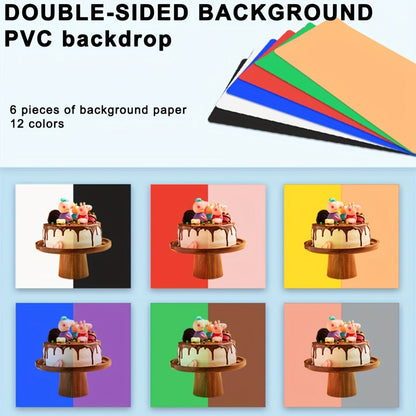 LED Photo Studio Light Box Folding Photography Shooting Tent with 12 Color Backdrops for an Everyday Personal Care Routine