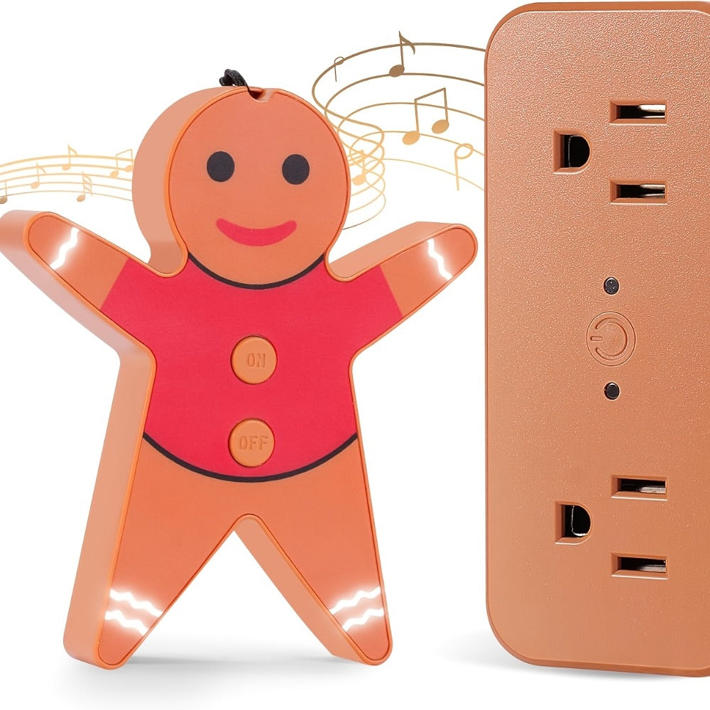 Christmas Tree Remote Control Socket with Built-in Music Function for an Everyday Personal Care Routine