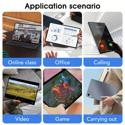 Android Tablet 10.1-Inch with Android 14, 4G LTE Dual SIM, T606 Octa-Core and 256GB Internal Storage