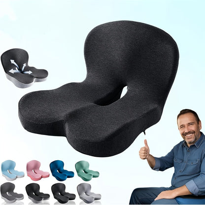 Wide One-Piece L-Shaped Seat Cushion with Integrated Back, Zippered Cover and Three Color Options