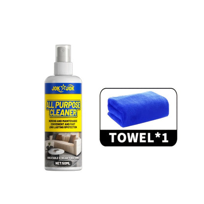 Dry Cleaning Spray for Sofa, Carpet & Leather, Waterless Fabric Stain Remover Spray with Glycerin