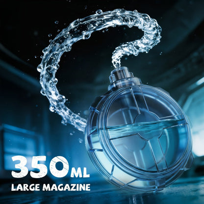 Two-Piece Electric Light-and-Sound Water Blaster Sets in 727 or 737 Models and Blue or Black Colors