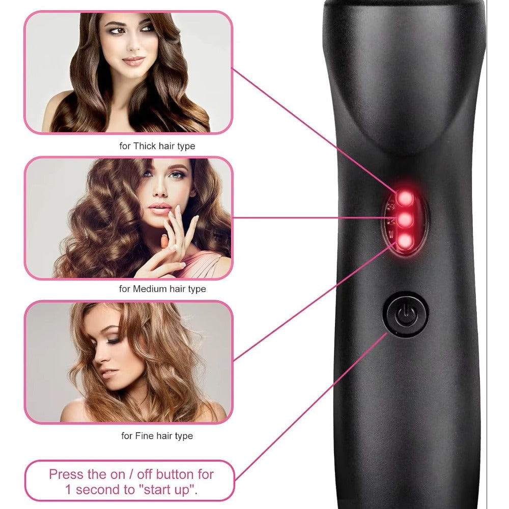 Electric Press-Comb Hair Straightener in Pink, Gold, Black, Gradient or Avocado Green with Corded Handle