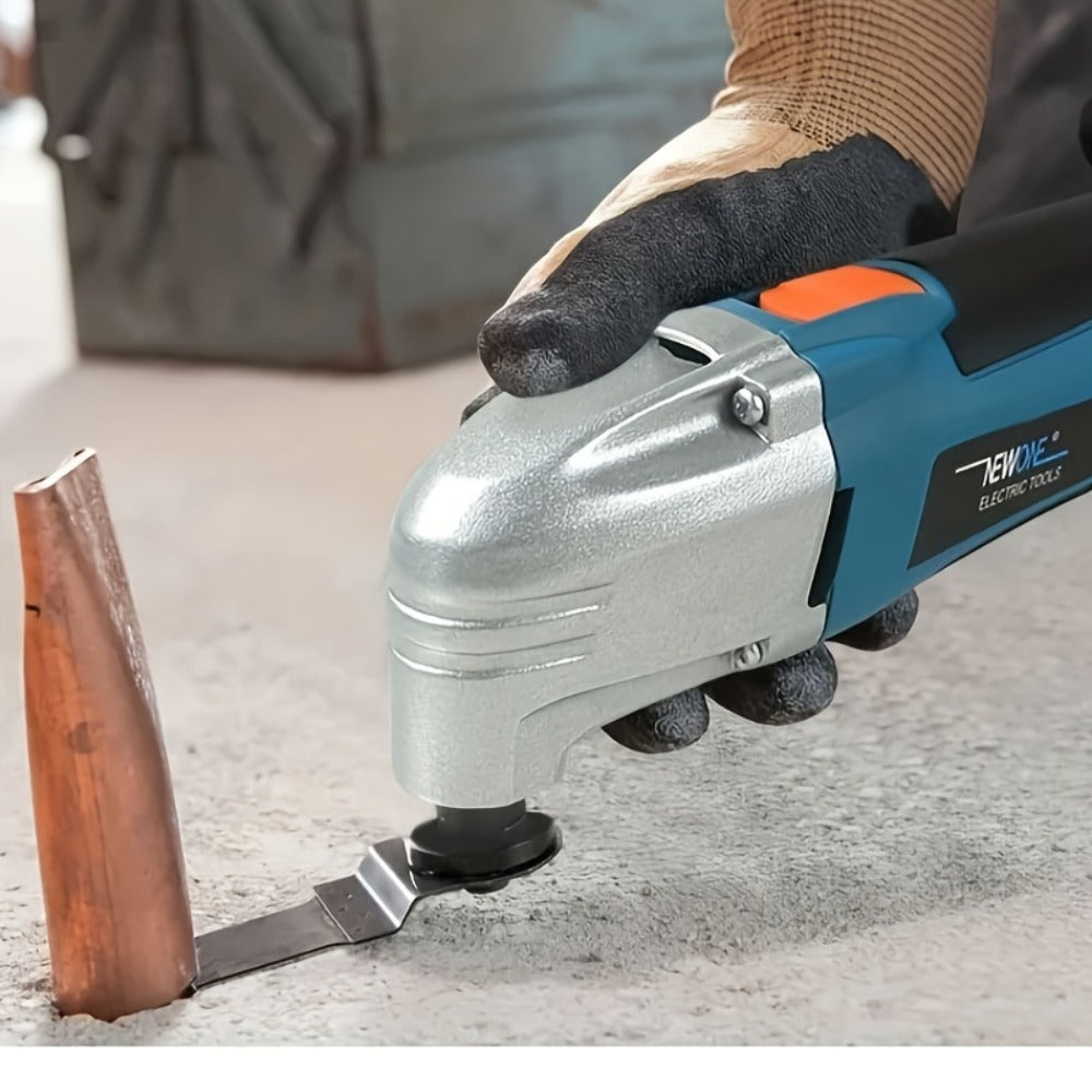 Oscillating Multitool Kit 2.5 Amp Corded, 6-Speed Variable, 3° Oscillation Angle, Cutting Tool for Wood Metal Plastic