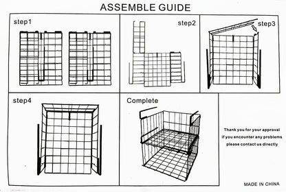 Wall Mount Foldable Storage Basket – Metal Organizer, Collapsible Space Saving for Kitchen Cabinet