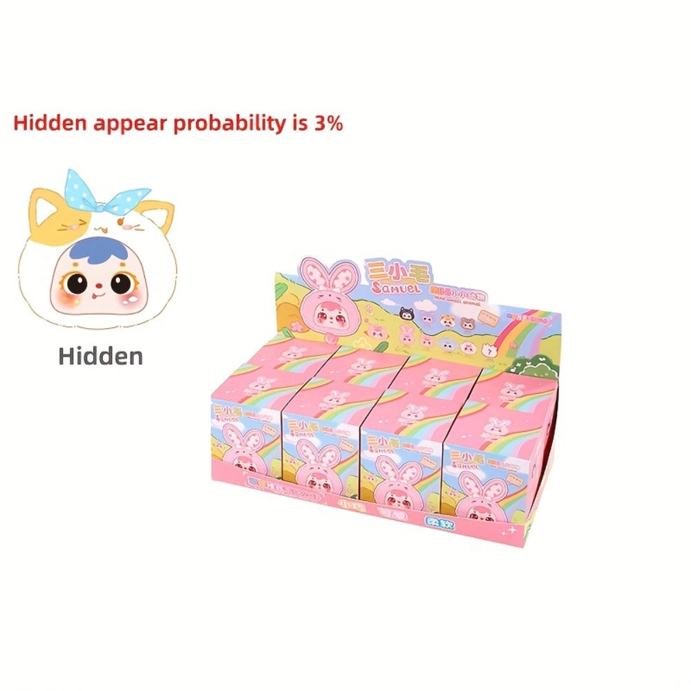 Cute Plush Animal Doll with Big Eyes with the Listed Color, Size or Set Options for Everyday Use