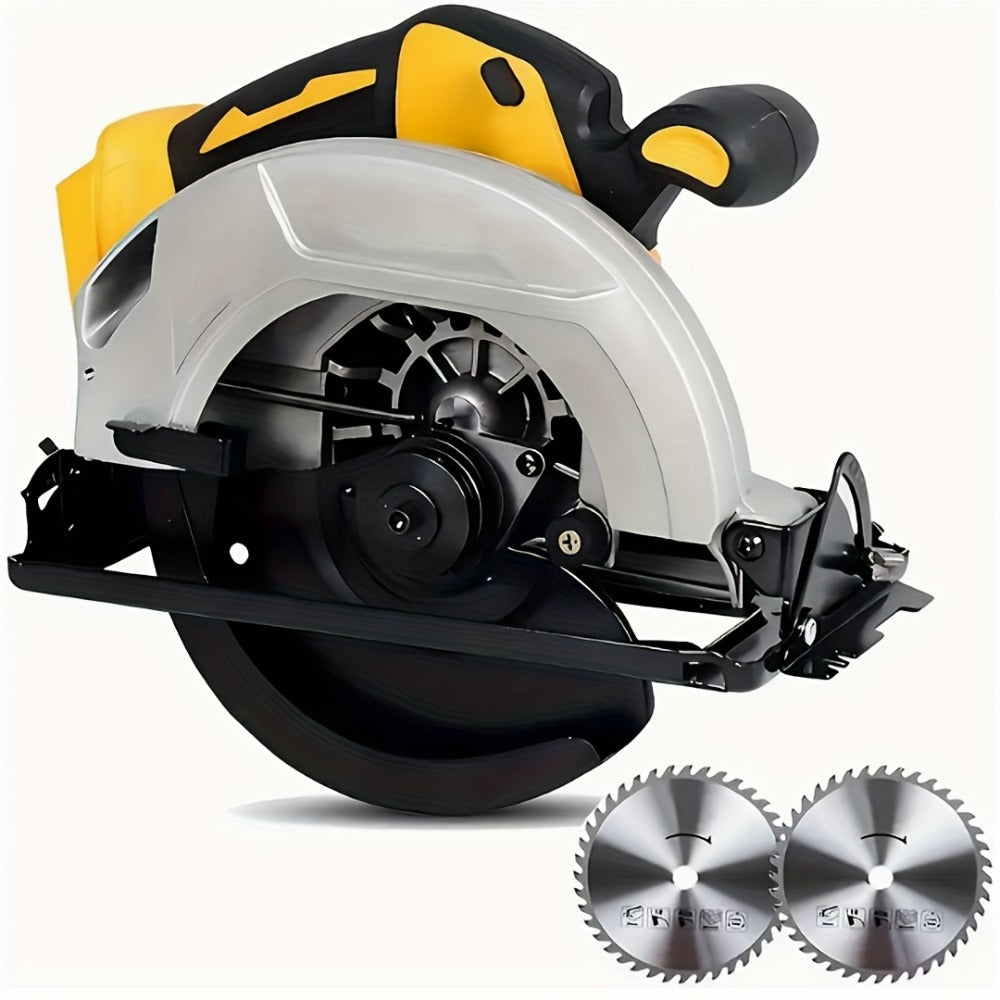 Cordless Circular Saw Compatible with DeWalt 20V MAX Battery, 7-Inch Brushless Electric Saw, 0-50° Bevel