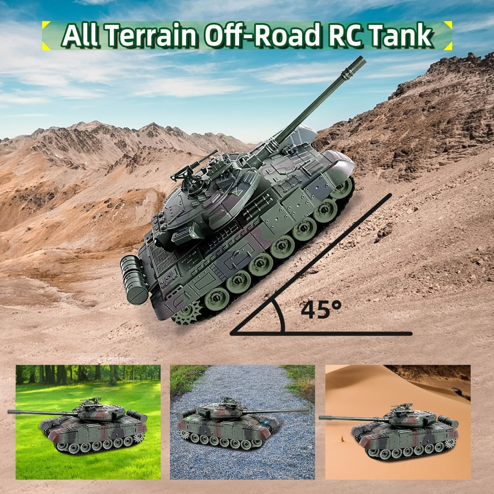 RC Military Tank for Boys Ages 6+ with the Listed Color, Size or Set Options for Everyday Use