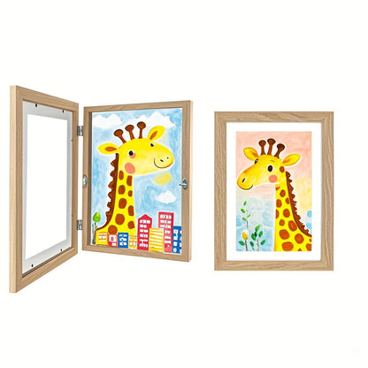 Kids Artwork Frame Front Opening Changeable 8.5x11 Children Art Display Picture Frame Holds for Entryways, Bedrooms and Living Spaces