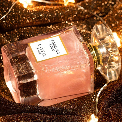 LASTAR Forever Love Shimmer Pink Eau de Parfum Spray, 55ml Bottle with Floral and Fruity Scent Profile