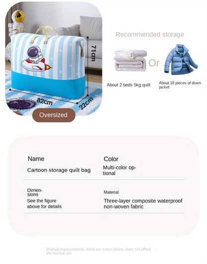 Large Capacity Moisture-Proof Storage Bag for Blankets, Clothes & Bedding – Extra Large Organizer Bag for Moving