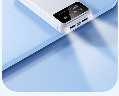 Power Bank 50000mAh with Dual USB Ports, Digital Battery Display and Three Color Options for Travel