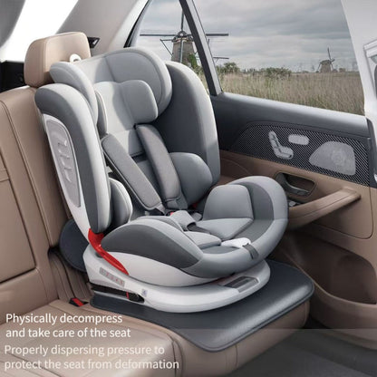 Car Seat Cover Protector Pad with Non-Woven Construction, Non-Slip Base and Black Single-Pad Format