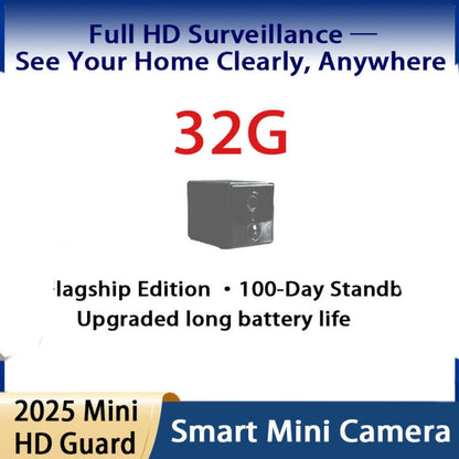 Security Camera Mini 1080P Pan-Tilt Model with Dual-Band WiFi, Infrared Night Vision and Optional 32GB Card Bundles