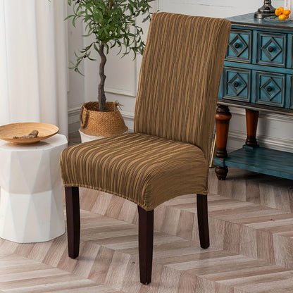 Dining Chair Covers Stretch Slipcovers Set of 4 or 6, Stain Resistant Removable Chair Protector for Home Kitchen Restaurant Wedding