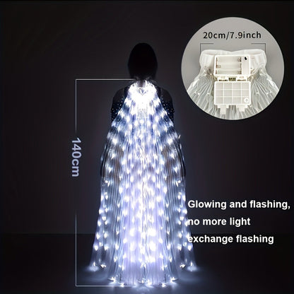 LED Feather Dance Costume Glowing Luminous with the Listed Color, Size or Set Options for Everyday Use