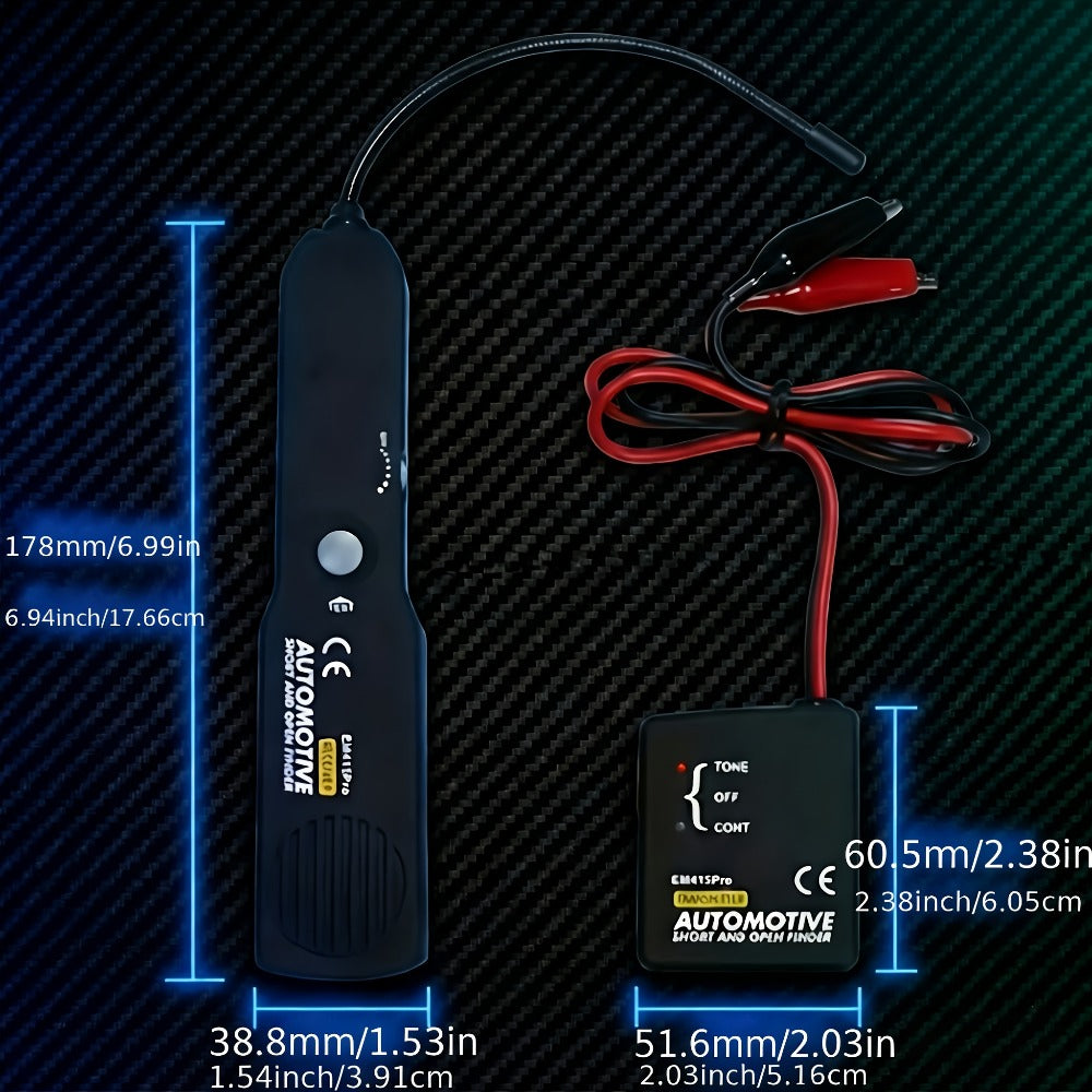 Automotive Circuit Tester Kit EM415PRO – DC 6–42V Wire Tracer & Fault Detector for Car, Truck, Motorcycle & RV Electrical Diagnostics