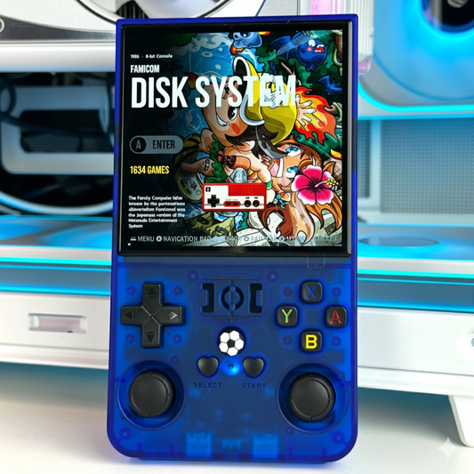 Handheld Game Console R36 Max with 4.0-Inch IPS, 720x720, Tempered Glass, 64GB or 128GB Options, 4000mAh Battery, Linux
