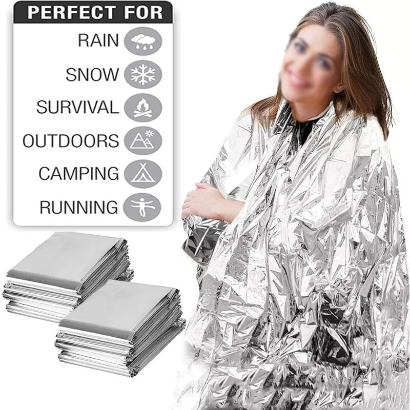 Emergency Mylar Thermal Blanket – Survival Space Blanket