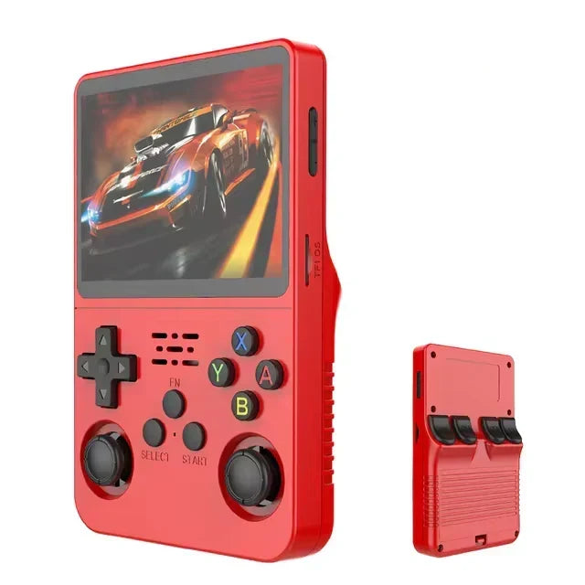 Handheld Game Console R36S with 3.5-Inch IPS HD, 640x480 resolution, 64GB or 128GB Options, 2600mAh Battery