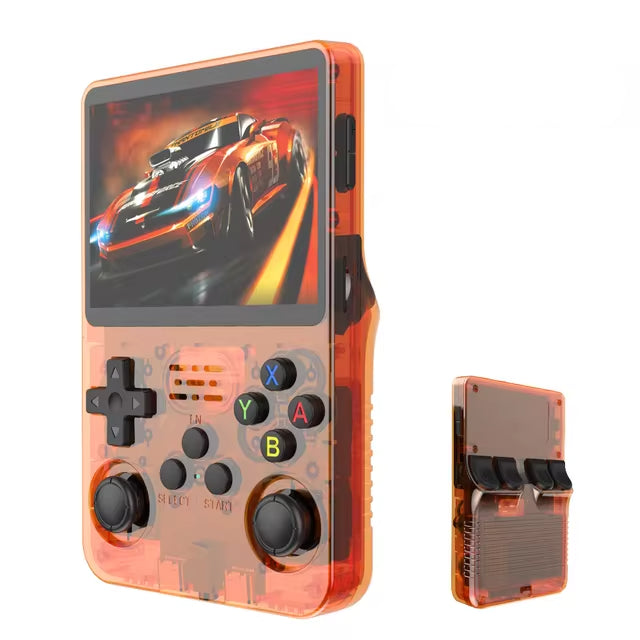 Handheld Game Console R36S with 3.5-Inch IPS HD, 640x480 resolution, 64GB or 128GB Options, 2600mAh Battery
