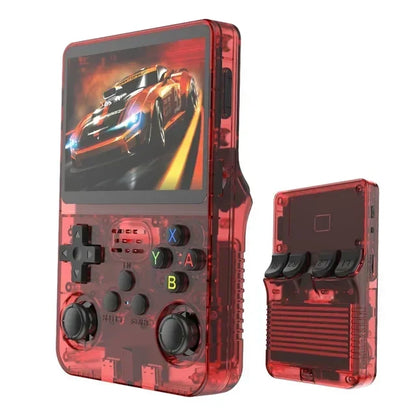 Handheld Game Console R36S with 3.5-Inch IPS HD, 640x480 resolution, 64GB or 128GB Options, 2600mAh Battery