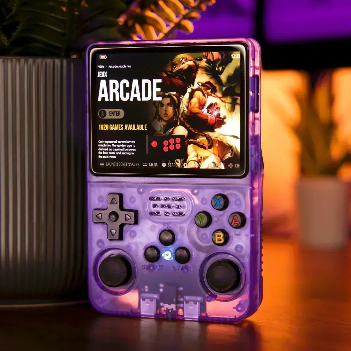 Handheld Game Console R36S with 3.5-Inch IPS HD, 640x480 resolution, 64GB or 128GB Options, 2600mAh Battery