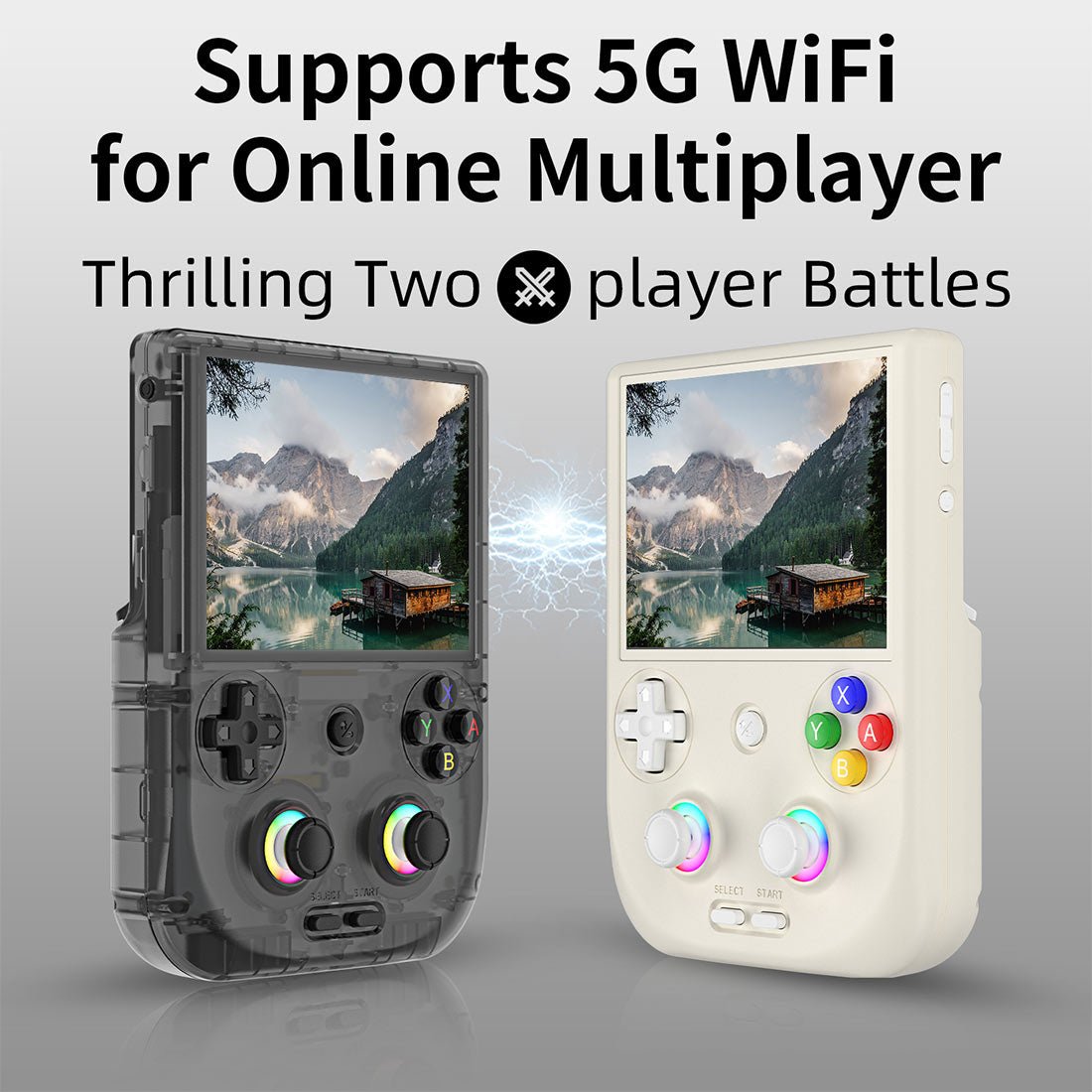 Handheld Game Console Anbernic RG406V Vertical with 4-inch IPS OCA Full-Lamination, Multi-Touch, 5500mAh Battery, Android 13