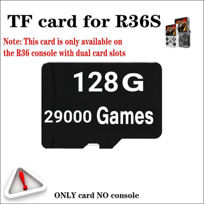 R36S Memory Card TF Card Preloaded Retro Games for an Everyday Personal Care Routine, with the Listed Configuration