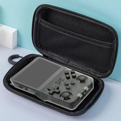 R36S R35S Protective Case EVA Hard Storage Bag – Scratch-Resistant Anti-Drop Portable Travel Case for Retro Handheld Game Console