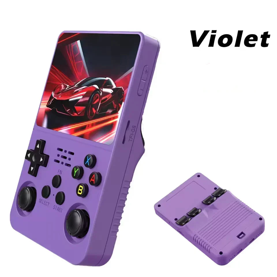 Handheld Game Console R36S with 3.5-Inch IPS HD, 640x480 resolution, 64GB or 128GB Options, 2600mAh Battery