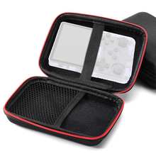 R36S R35S EVA Hard Carrying Case Storage Bag with Mesh Pocket Scratch-Resistant Impact-Proof Dustproof Portable Retro Handheld Console