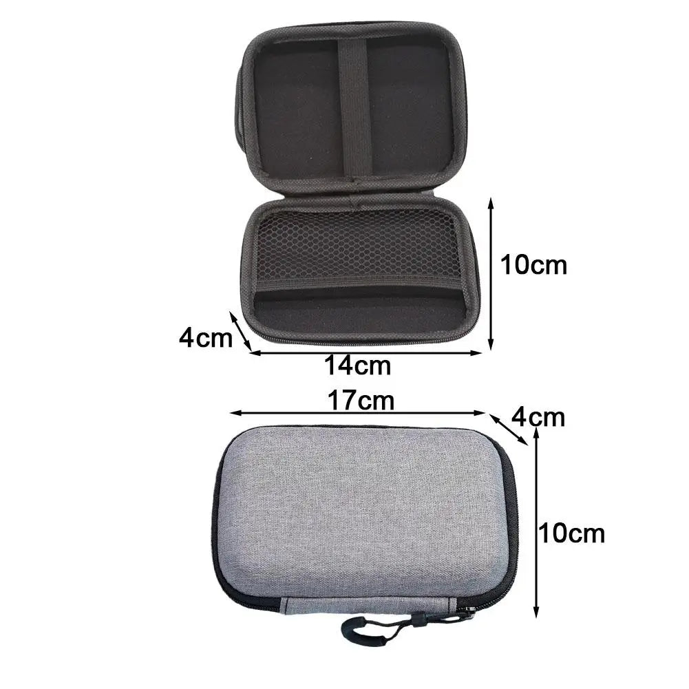 R36S R35S Protective Case EVA Hard Storage Bag – Scratch-Resistant Anti-Drop Portable Travel Case for Retro Handheld Game Console