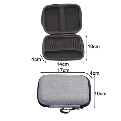 R36S R35S Protective Case EVA Hard Storage Bag – Scratch-Resistant Anti-Drop Portable Travel Case for Retro Handheld Game Console