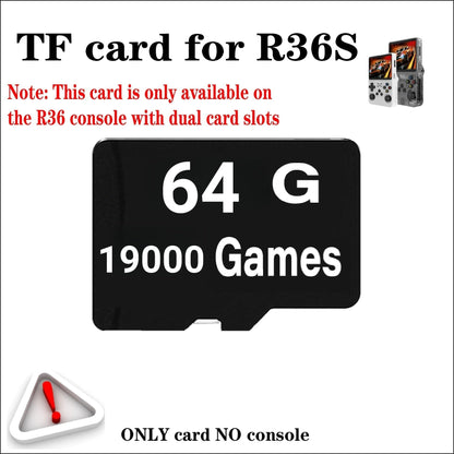 R36S Memory Card TF Card Preloaded Retro Games for an Everyday Personal Care Routine, with the Listed Configuration