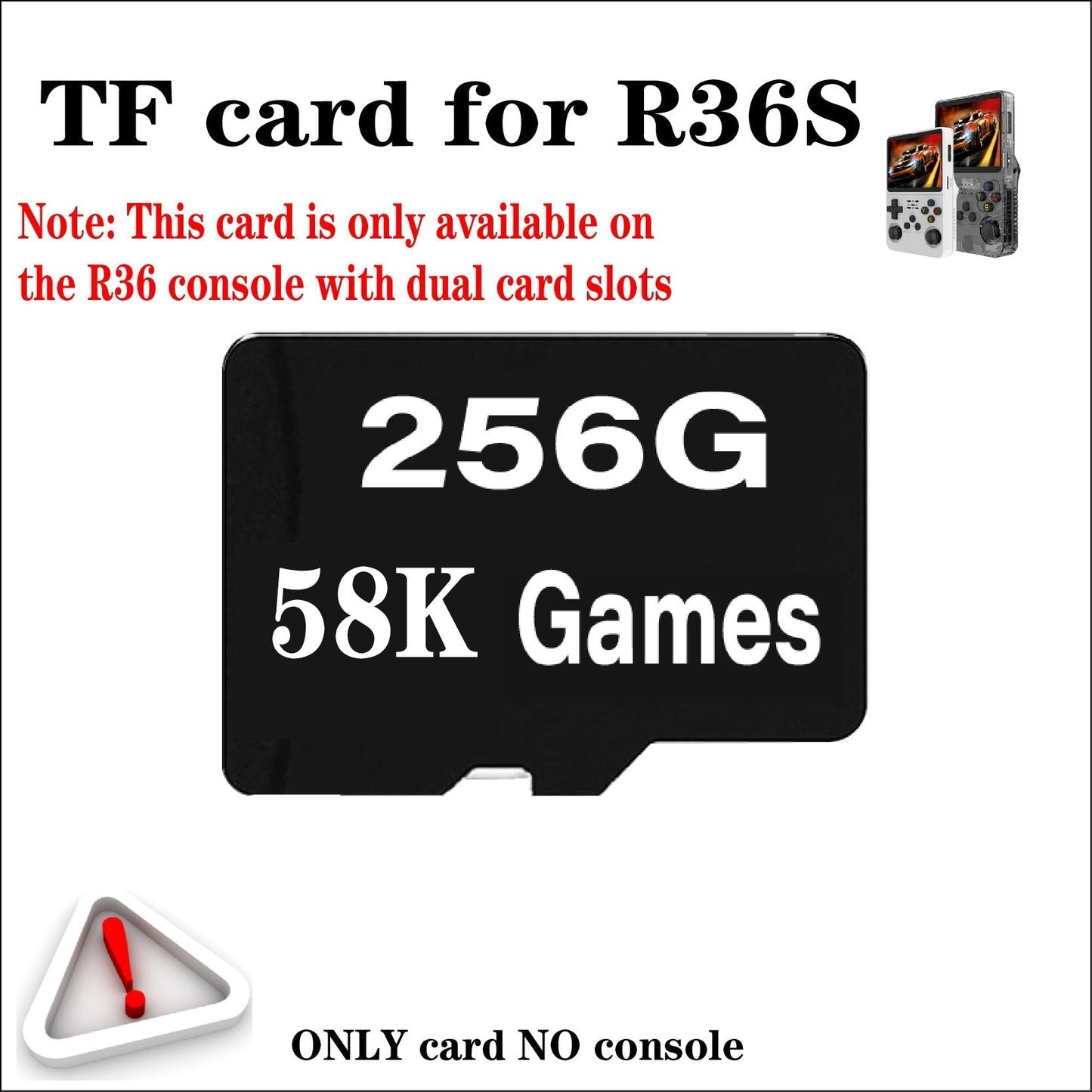 R36S Memory Card TF Card Preloaded Retro Games for an Everyday Personal Care Routine, with the Listed Configuration