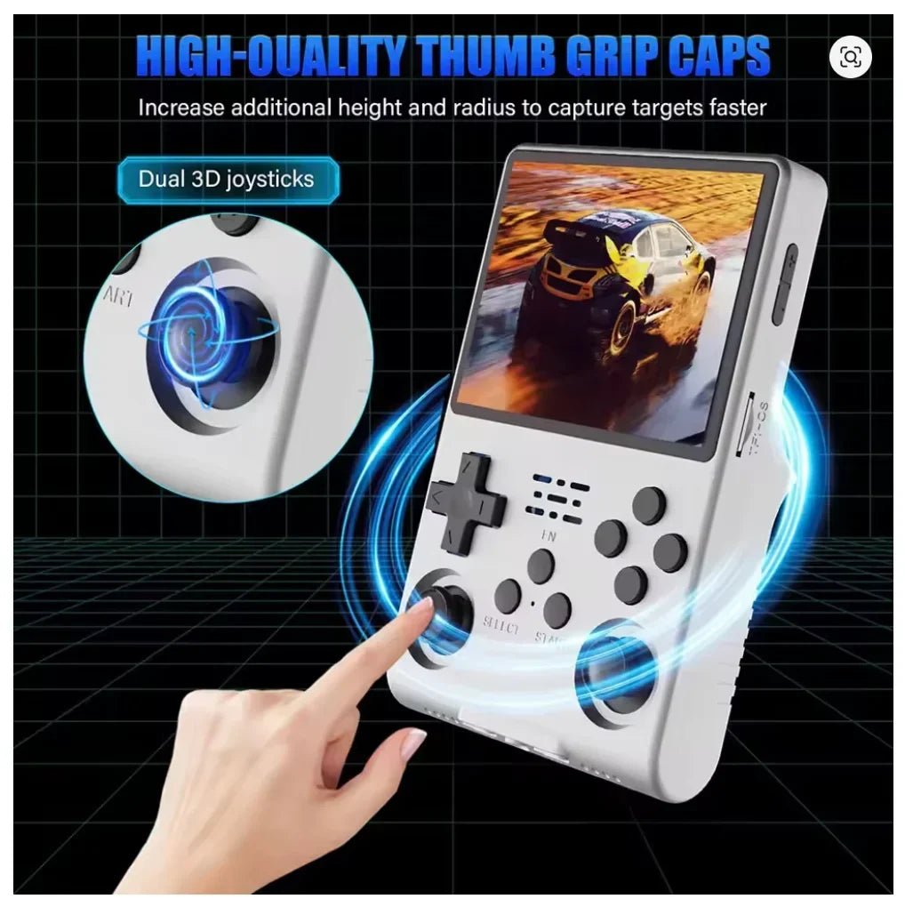 Handheld Game Console R40S Pro with 3.5-Inch IPS HD, 640x480 resolution, 256GB Options, 3500mAh Battery, 30, 000-game 256GB bundle