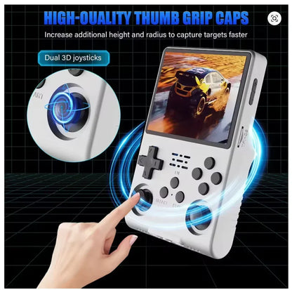 Handheld Game Console R40S Pro with 3.5-Inch IPS HD, 640x480 resolution, 256GB Options, 3500mAh Battery, 30, 000-game 256GB bundle