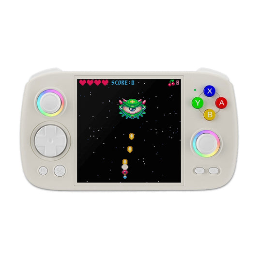 Handheld Game Console Anbernic RG Cube with 3.95-Inch IPS OCA Full-Lamination, 720x720 (Square), Multi-Touch, 128GB game-card bundle