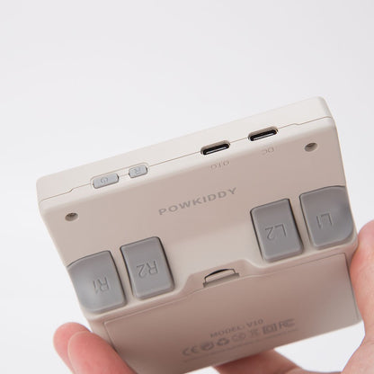 Handheld Game Console Powkiddy V10 with 3.5-Inch IPS full lamination, 480x320, 64GB or 128GB Options, 3000mAh Battery, Linux