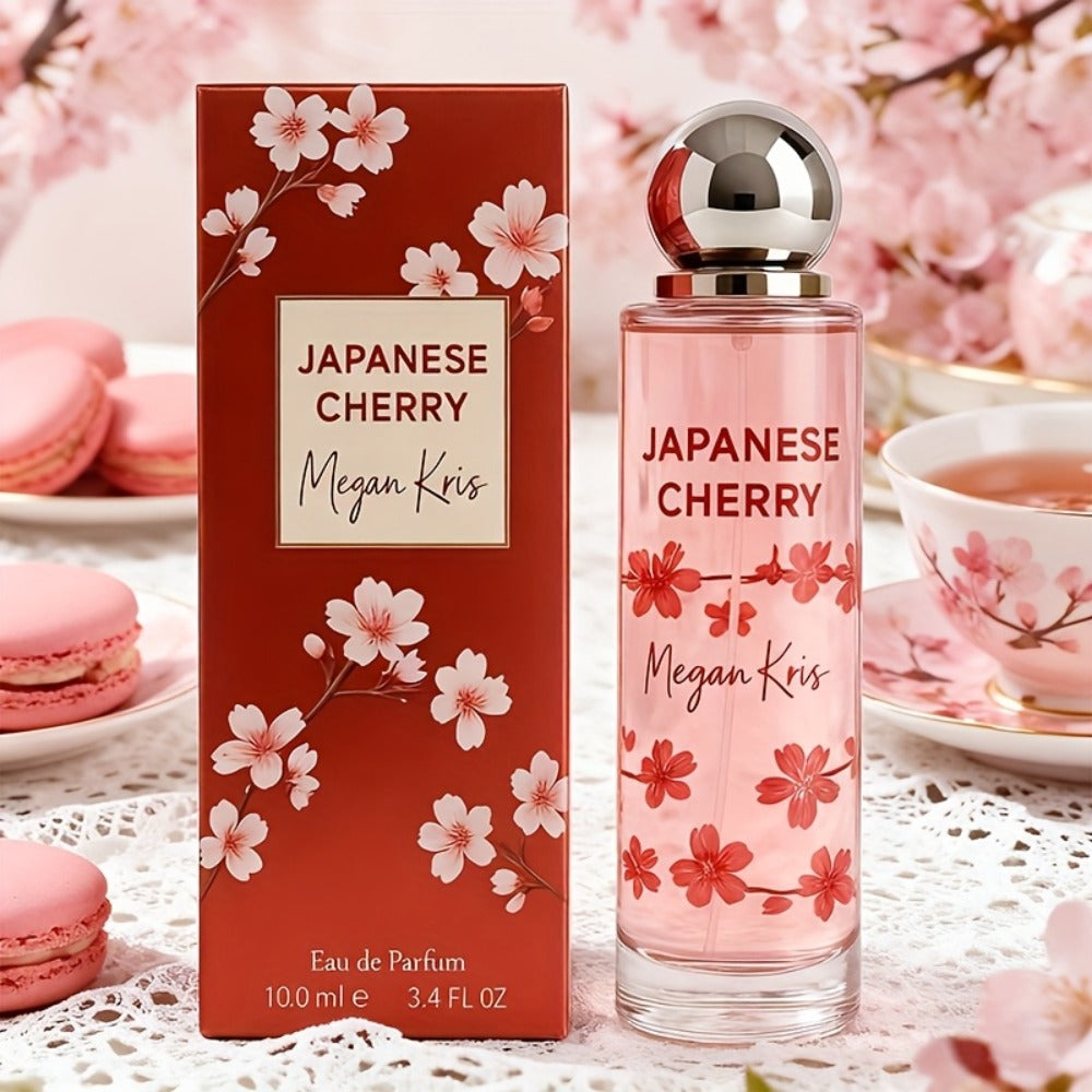 100ml/3.38oz Women's Perfume Spray for Hair & 1Body - Cherry Blossom Eau de Toilette, Floral Scent with Fragrance