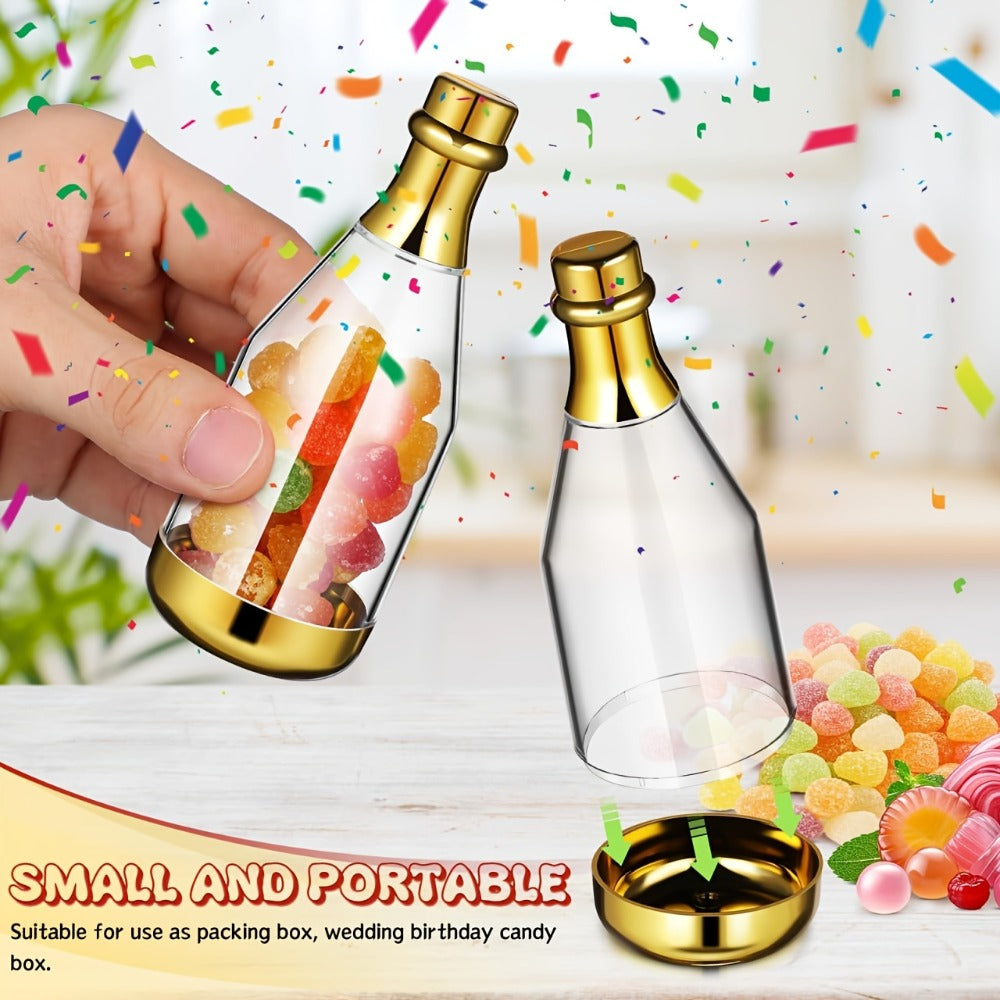 Mini Champagne Bottles Party Favors 36-Piece for Parties, Celebrations and Guest Favors, with the Listed Configuration