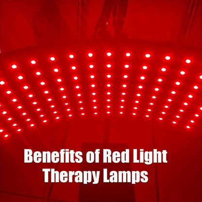 Adjustable Red and Near-Infrared LED Panel Lamp with 660nm and 850nm Light, Floor Stand and 30-Minute Timer
